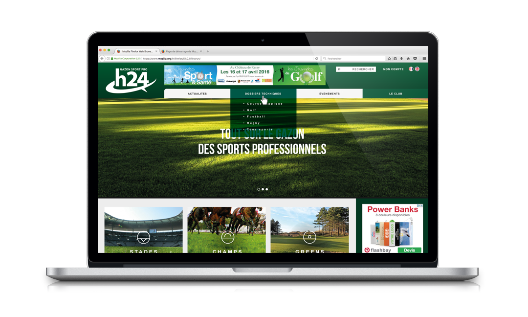 Gazon Sport Pro H24 Mac Gazon Sport Pro H24 Mac